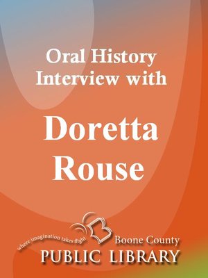 cover image of Oral History Interview with Doretta Rouse